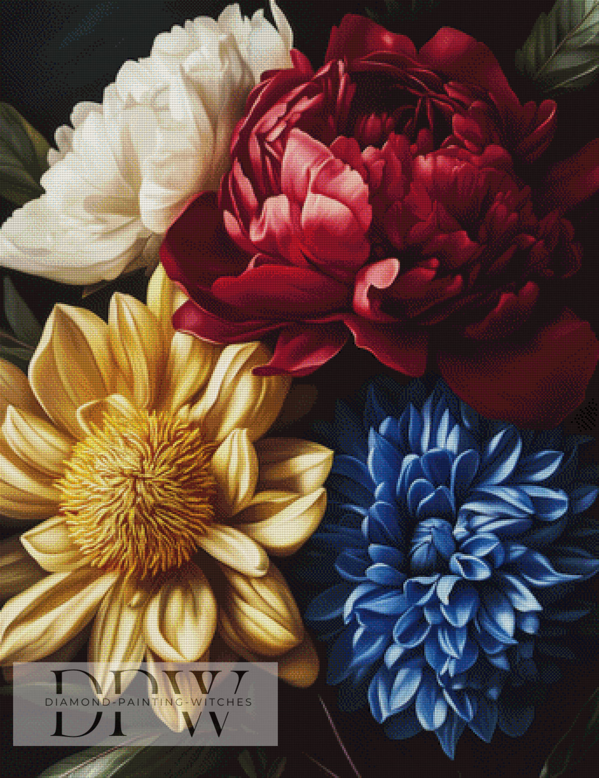 Pusteblume by Sunshine 80x80cm with 300 colors DPW-058