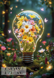 Glühbirnen Flower Power by QN, mit 320 Farben