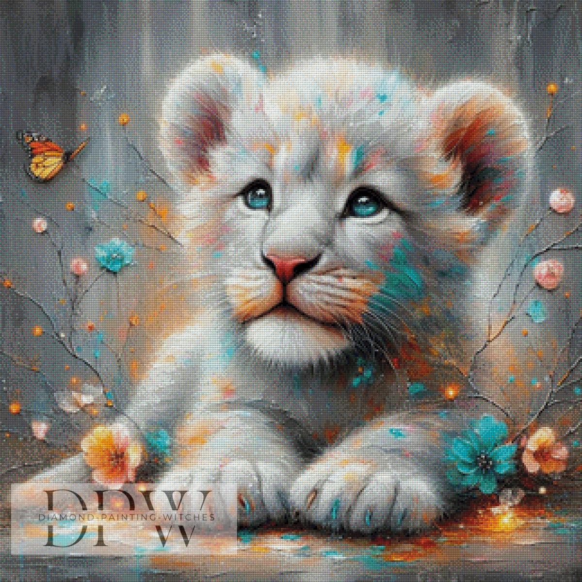 Pusteblume by Sunshine 80x80cm with 300 colors DPW-058