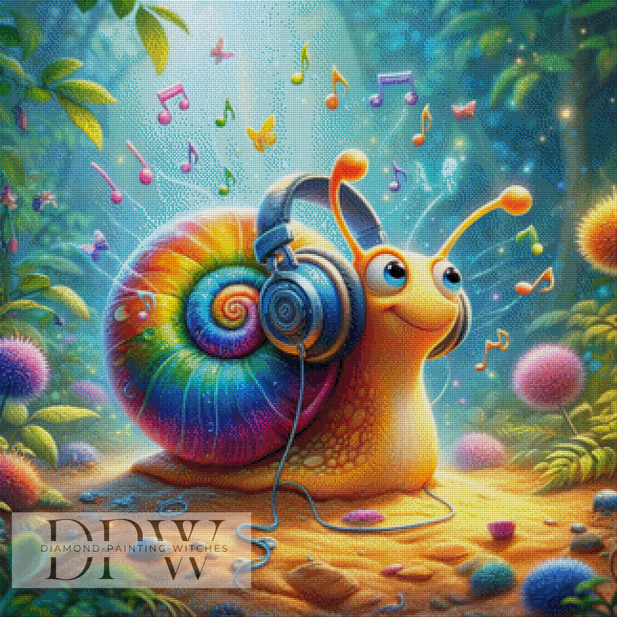 Party Snail by CreatiVart, mit 340 Farben