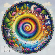 Pusteblume by Sunshine 80x80cm with 300 colors DPW-058