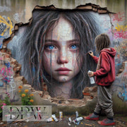 Graffiti Wall by Casalla Vendetta, mit 250 Farben