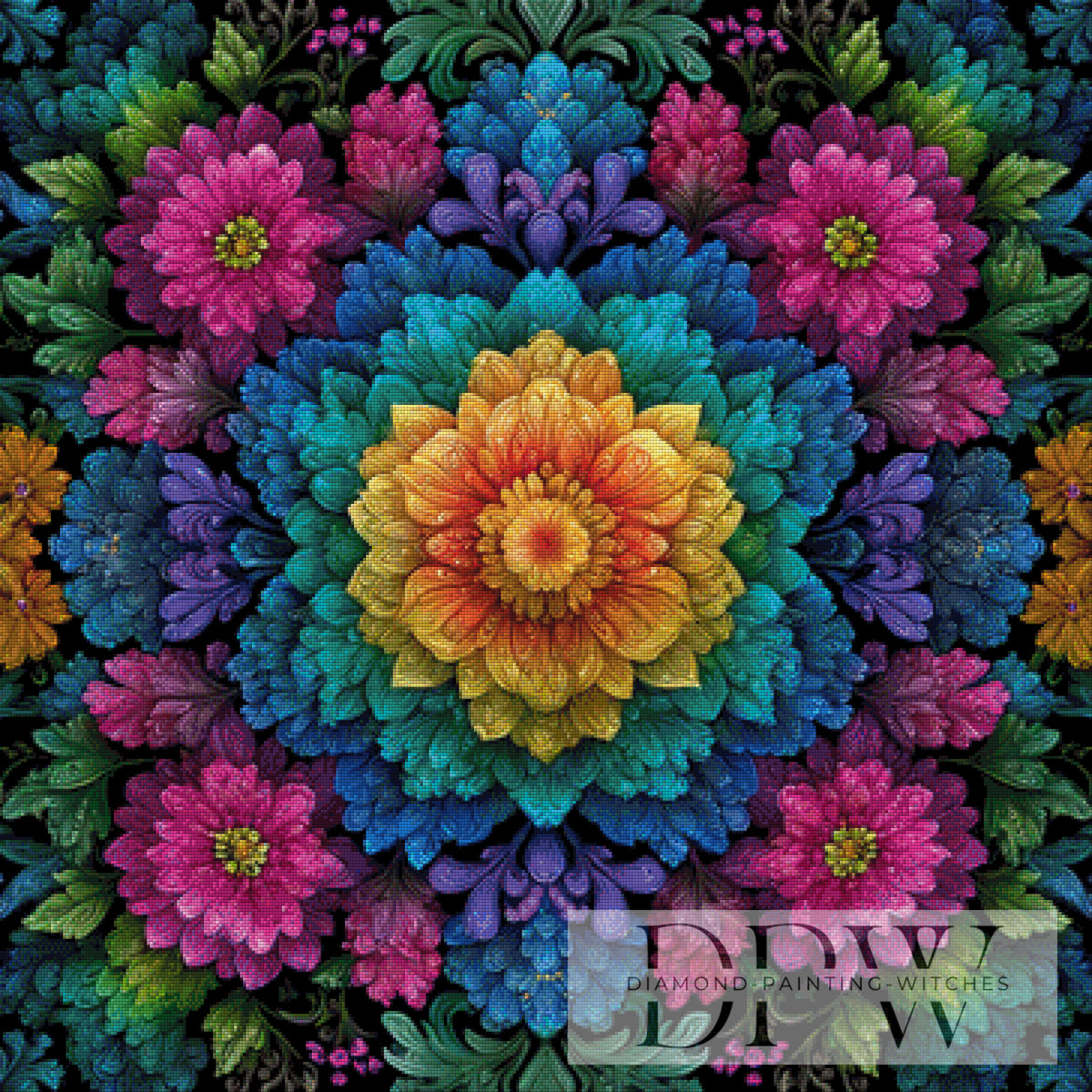 Mandala by theA.art mit 250 Farben