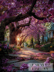 Cherry Blossom Avenue by QN, with 300 colors