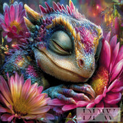 Schlafende Echse by CreatiVart mit 400 Farben