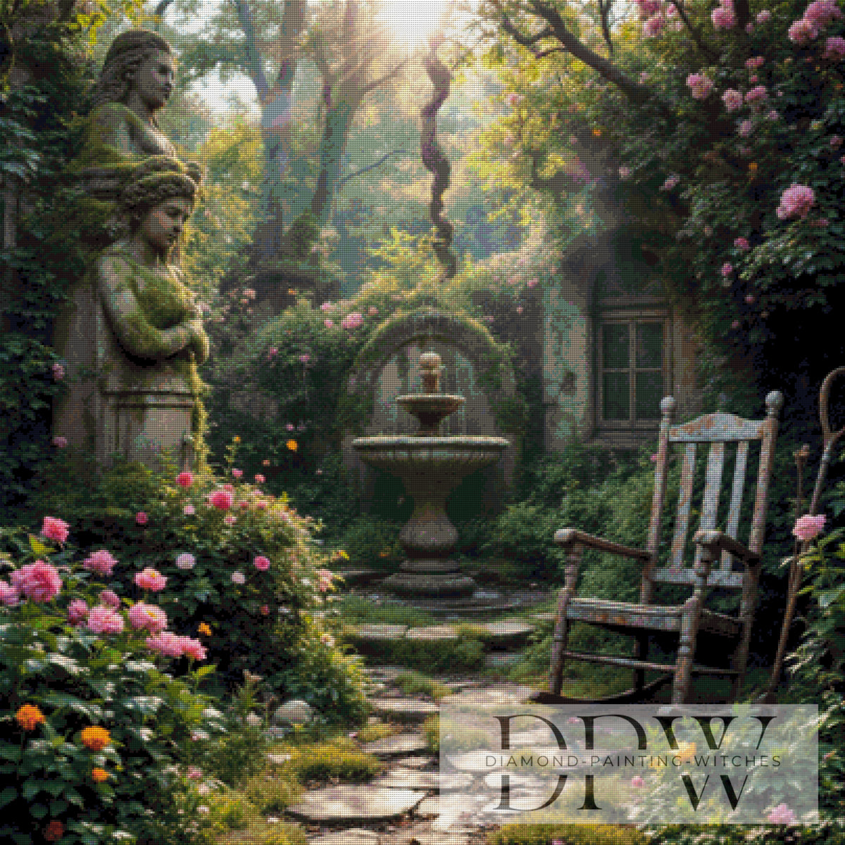 Forgotten Garden by QN 100x100 220 colors