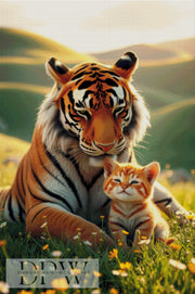 Tigerliebe by CreatiVart, mit 195 Farben