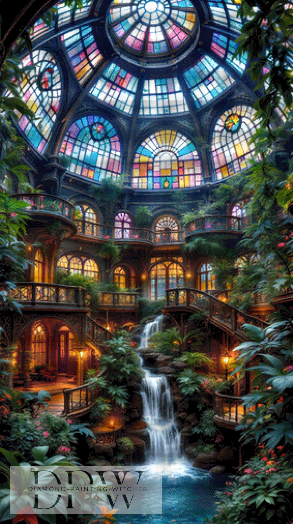 The green Hall by QN mit 350 Farben