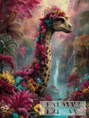 Where Dino and Flower breathe by QN with 270 colors