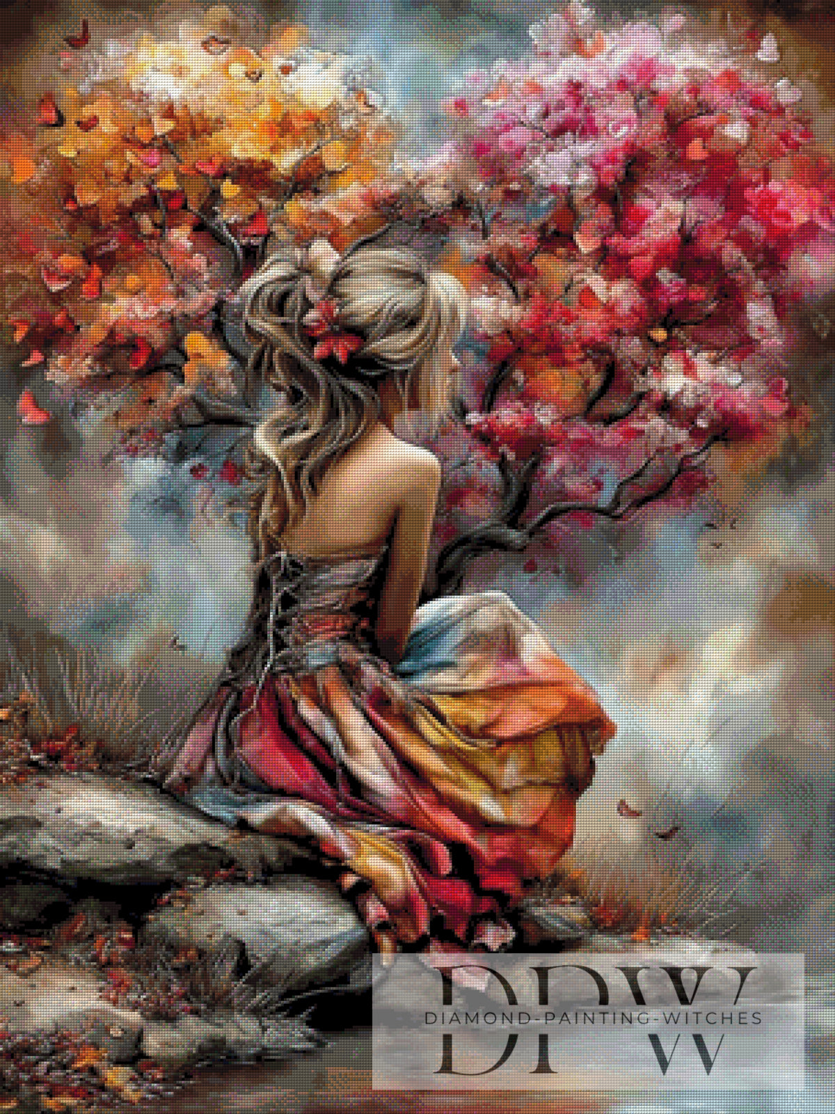 Dreaming by the Heart Tree by CleoDora with 260 colors