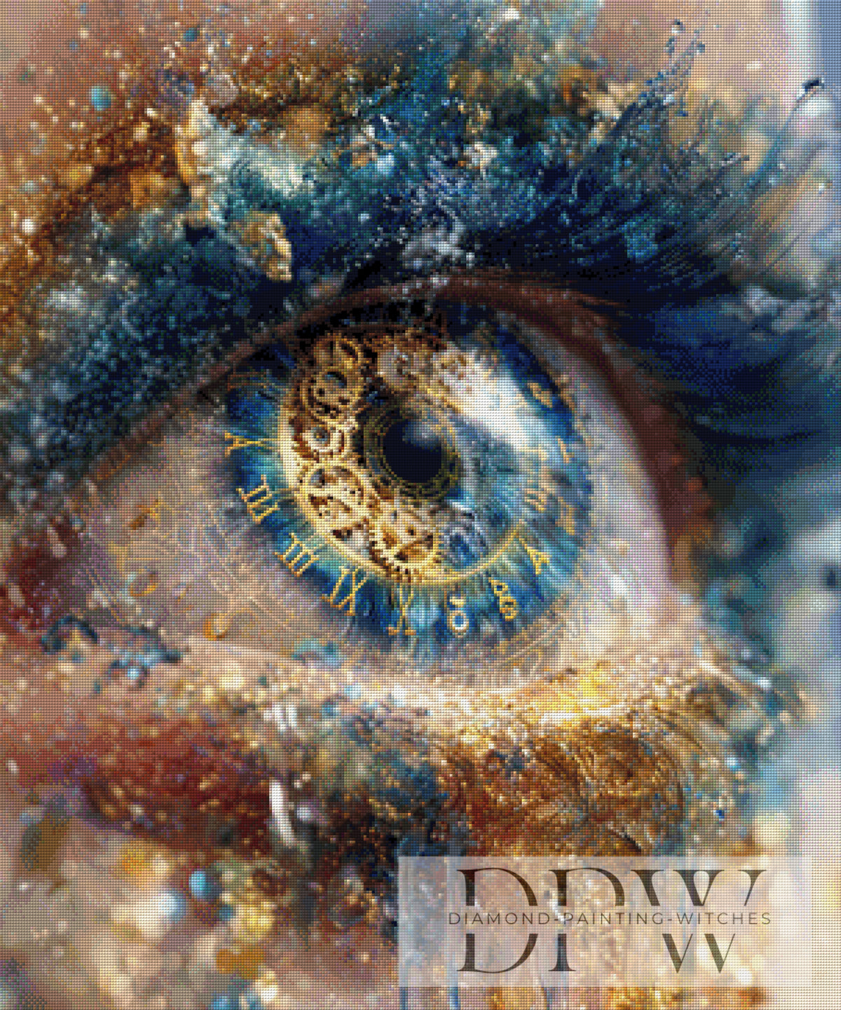 The Golden Second Glance by theA.art with 220 colors