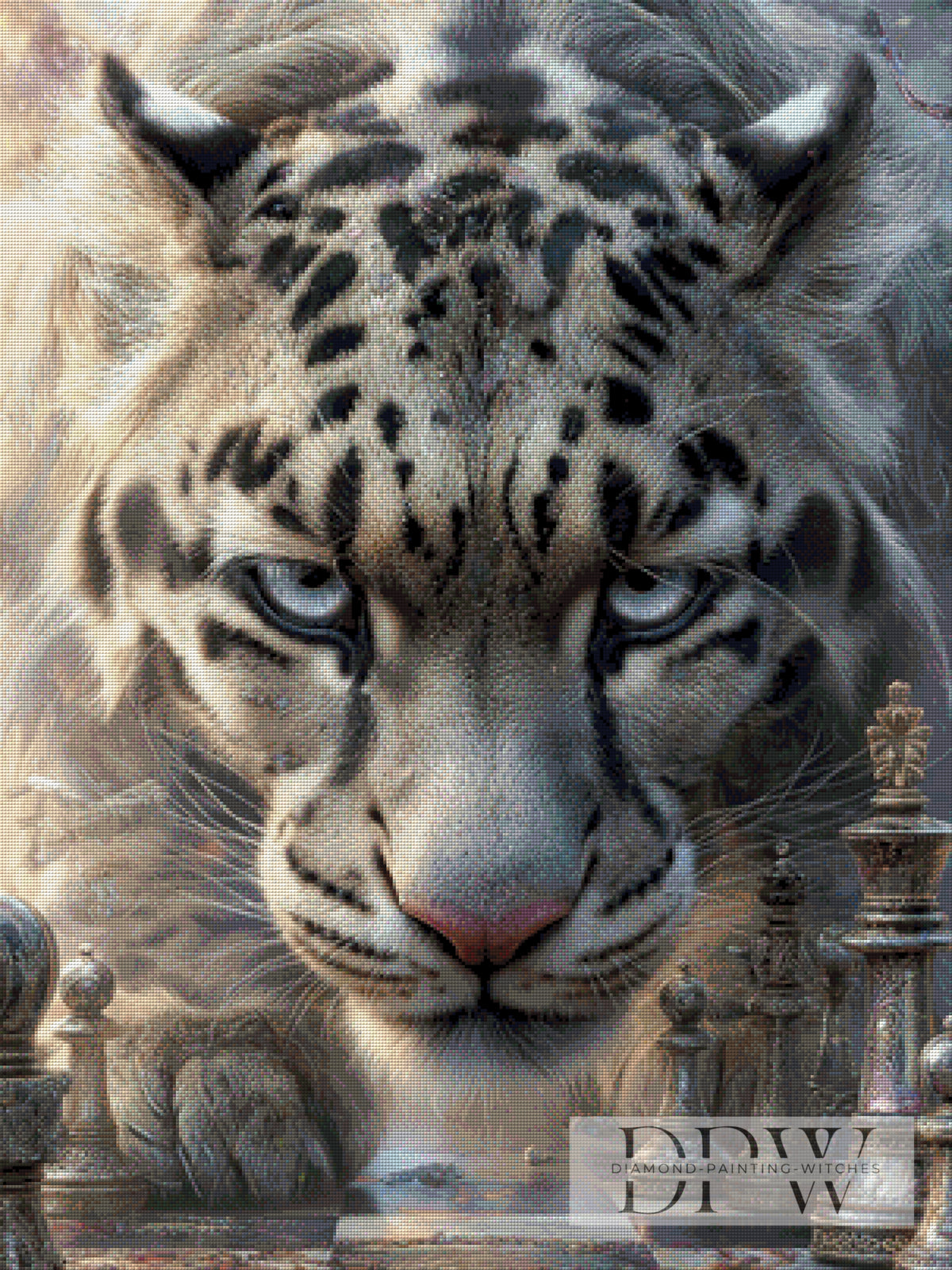 Clouded Leopard by Elly_A.I. with 115 colors