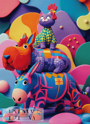 Fabric Musicians by QN with 340 colors