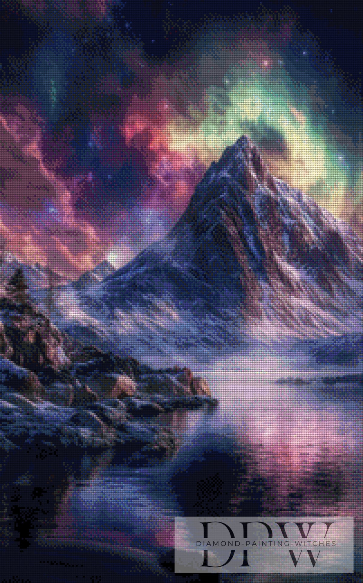 3-Teiler Aurora Fjord by ellufija