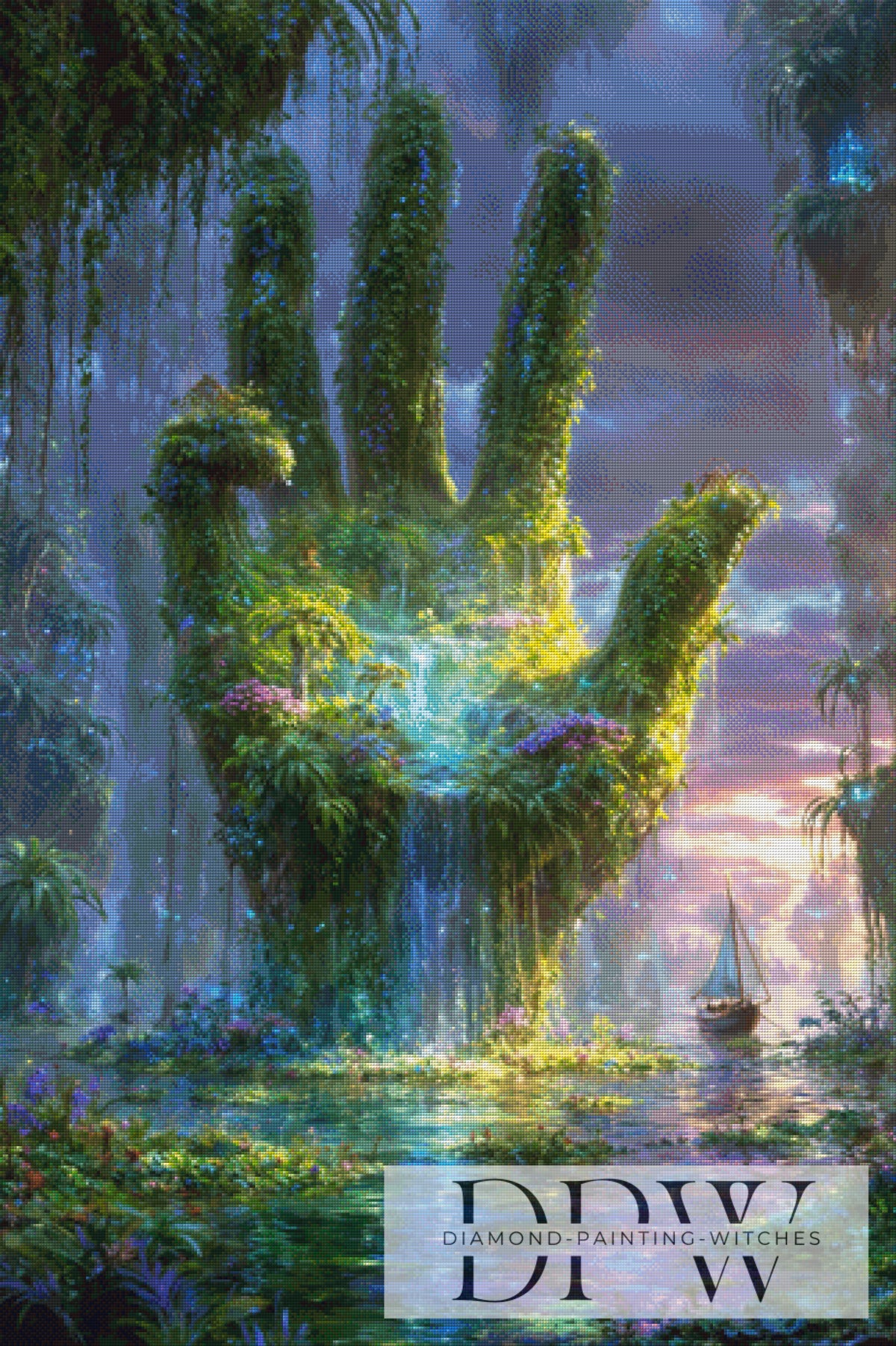 Tropical Hand by Pixxel Pics with 270 colors
