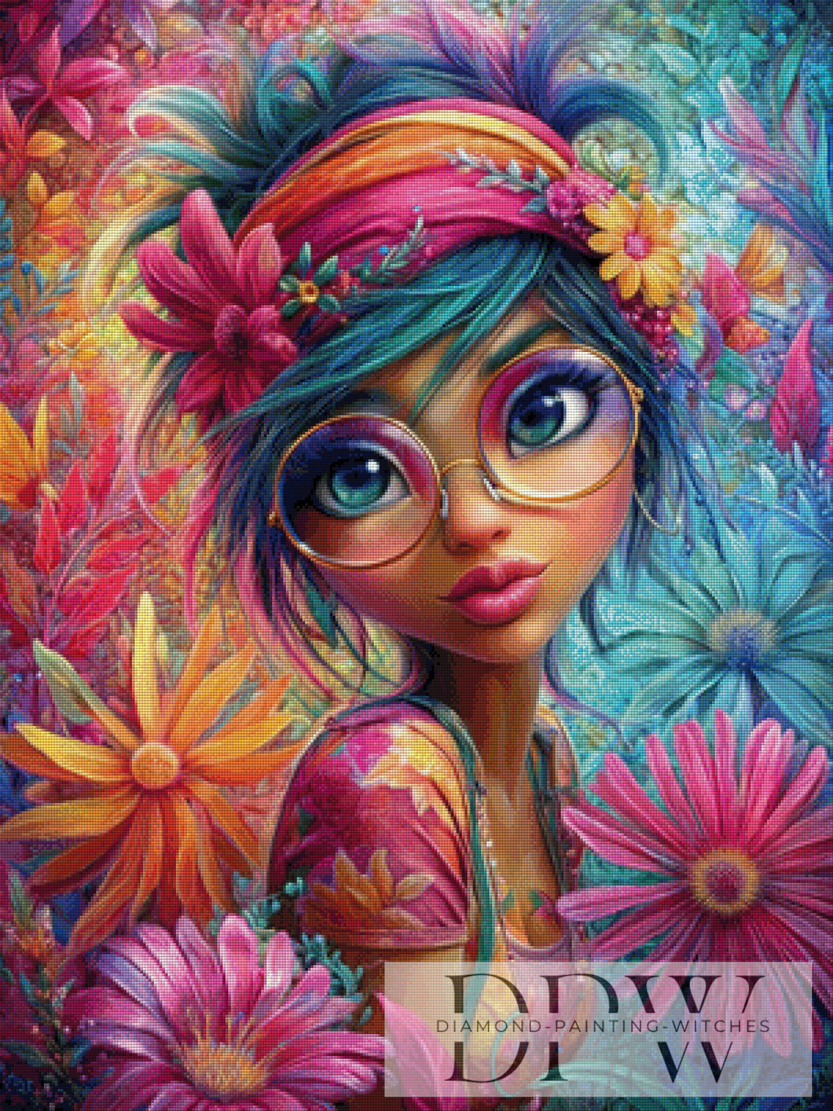 Flower Power Petra by QN with 370 colors