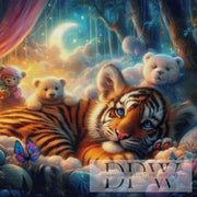 CreatiVart作「Dreaming Tiger」、280色使用