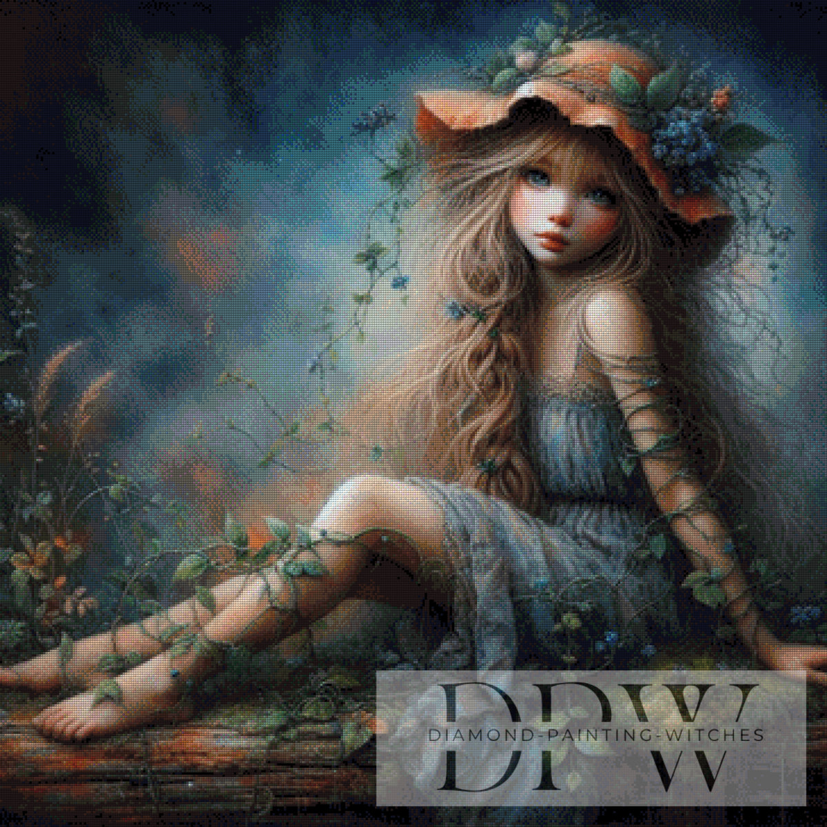Pusteblume by Sunshine 80x80cm with 300 colors DPW-058