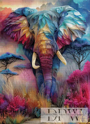 Vie africaine colorée by QN mit 330 Farben