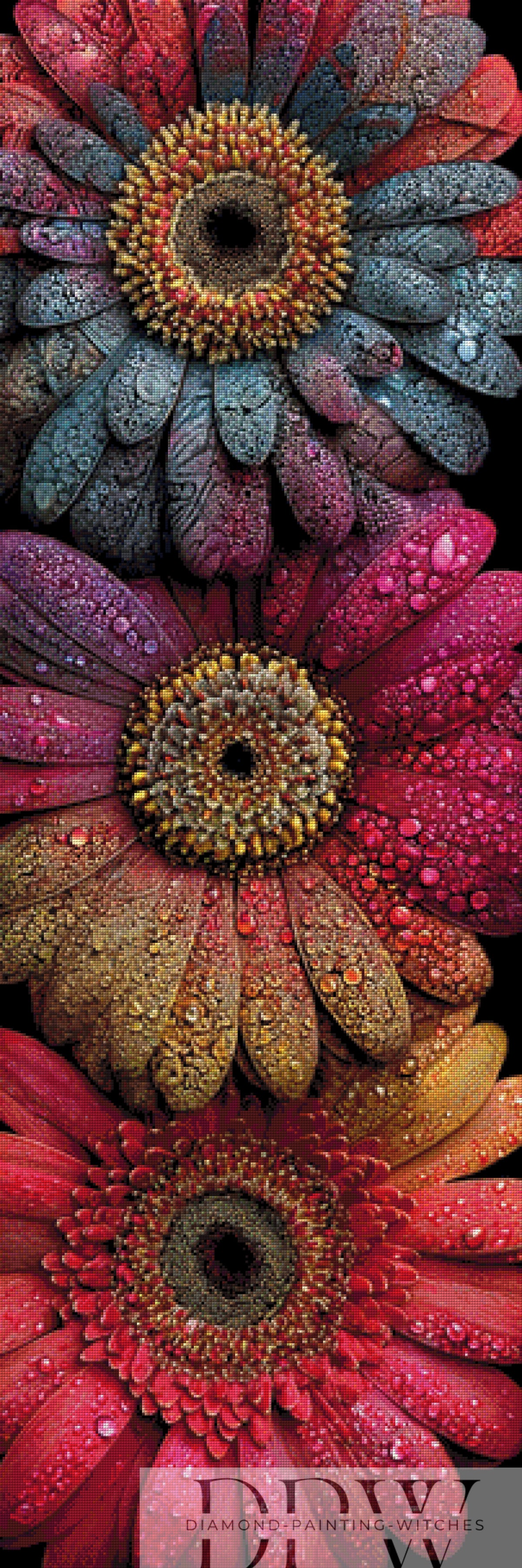 Bunte Gerberas by theA.art mit 300 Farben