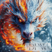 QN作「Fire & Ice Dragon」、260色