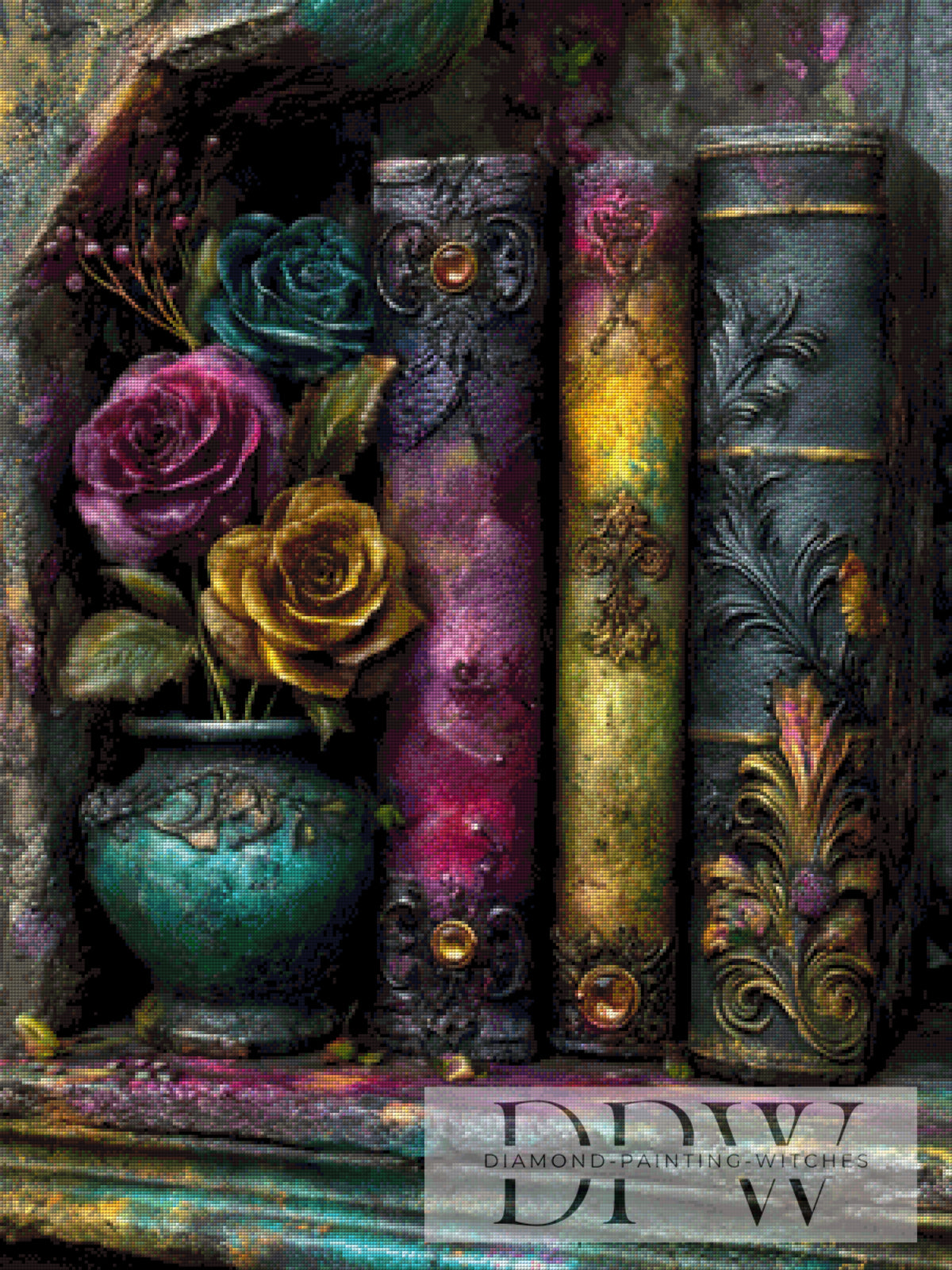 Dark Bookshelf by Casalla Vendetta mit 250 Farben