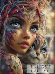 Caro with Schnucki by CreatiVart with 240 colors