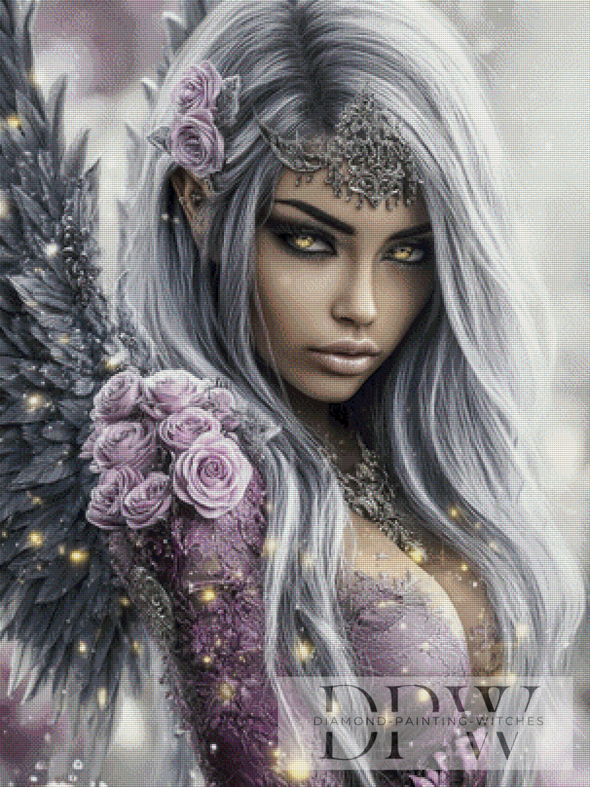 Purple Angel by Elly_A.I with 110 colors