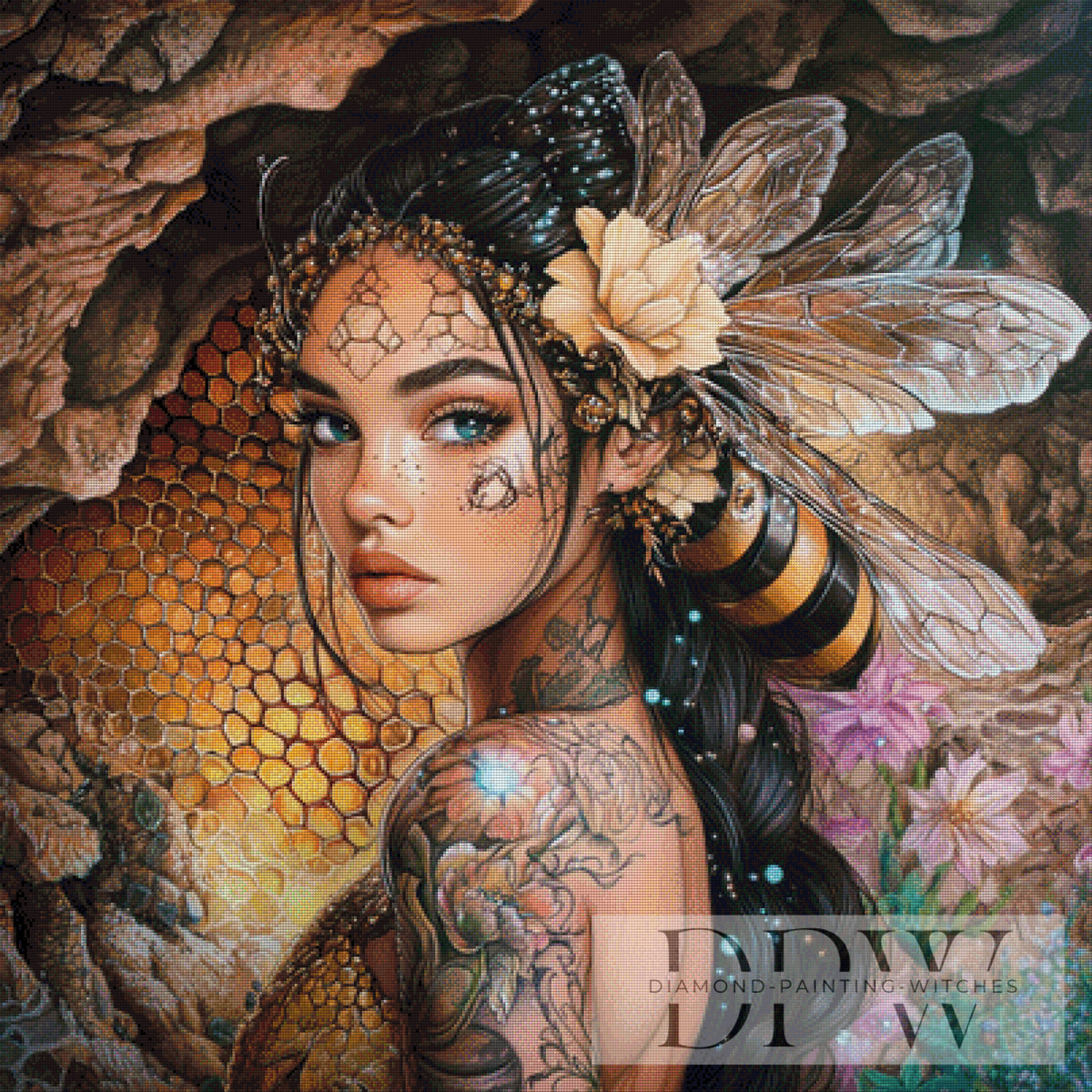 In the Honeycomb by Elly_A.I in 250 colors