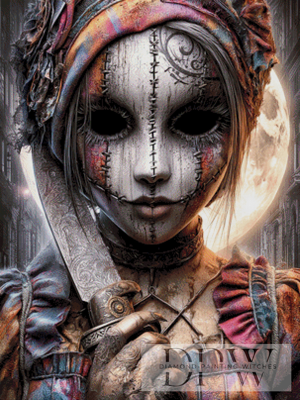 Nightmare at Full Moon by Elly_A.I with 210 colors