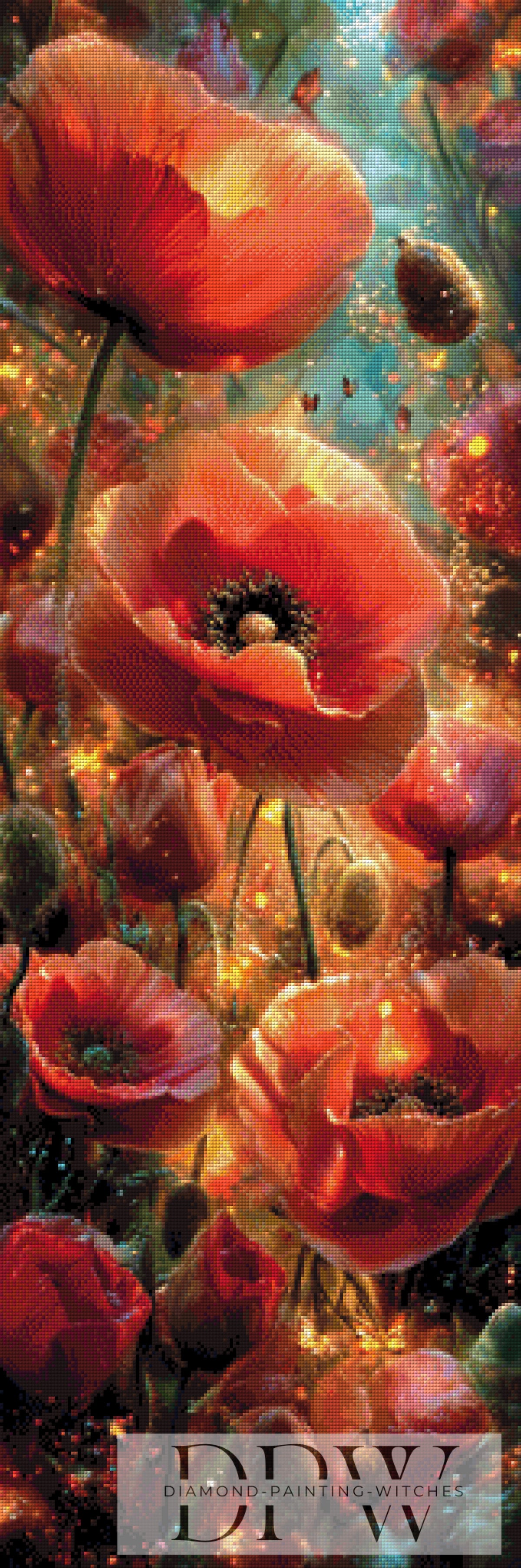 Poppy Dream by CreatiVart with 250 colors