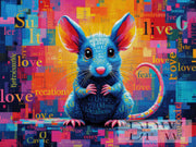Letter Mouse by QN with 370 colors