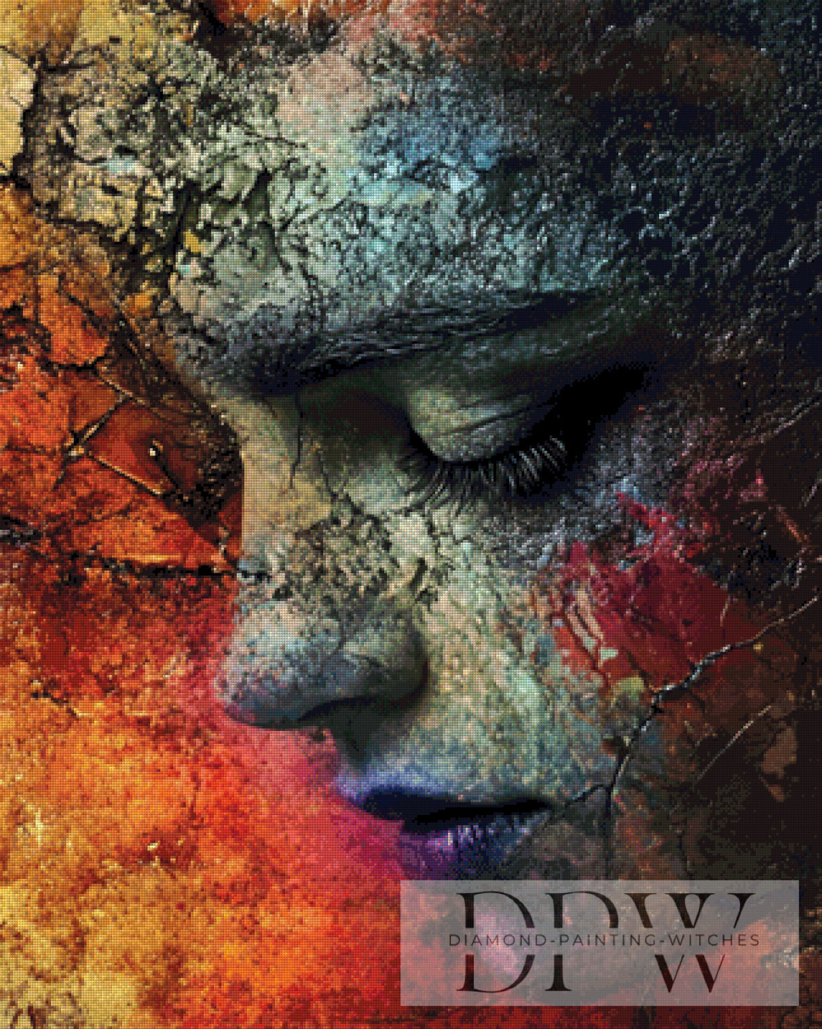 Broken by Moonlight, mit 220 Farben