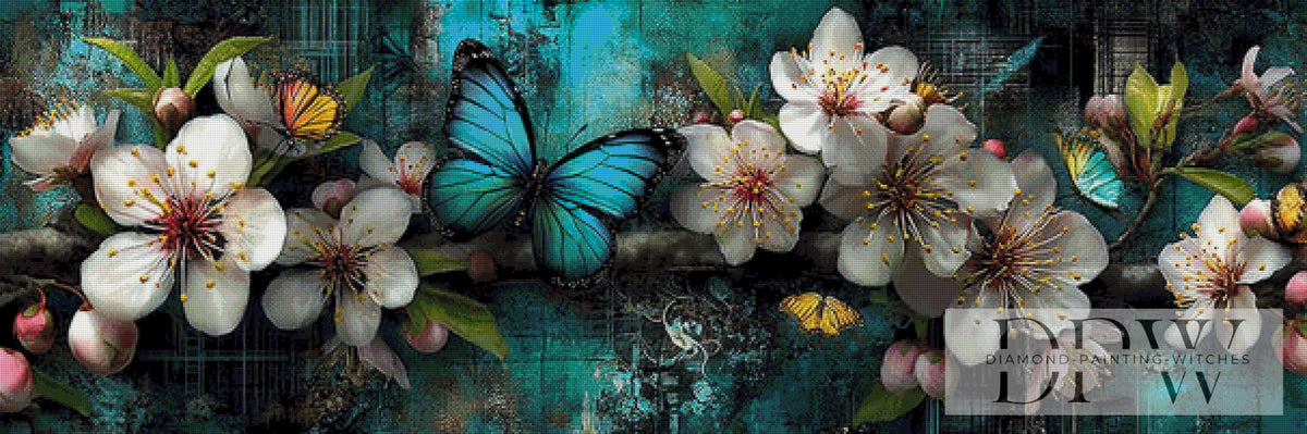 Cherry Blossoms by ellufija with 260 colors