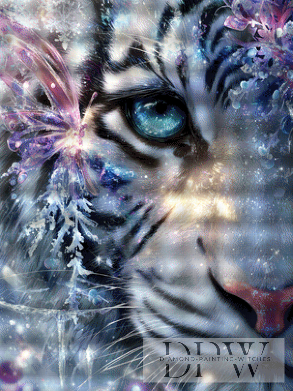 White Tiger by Sweet_Loco_AI mit 180 Farben