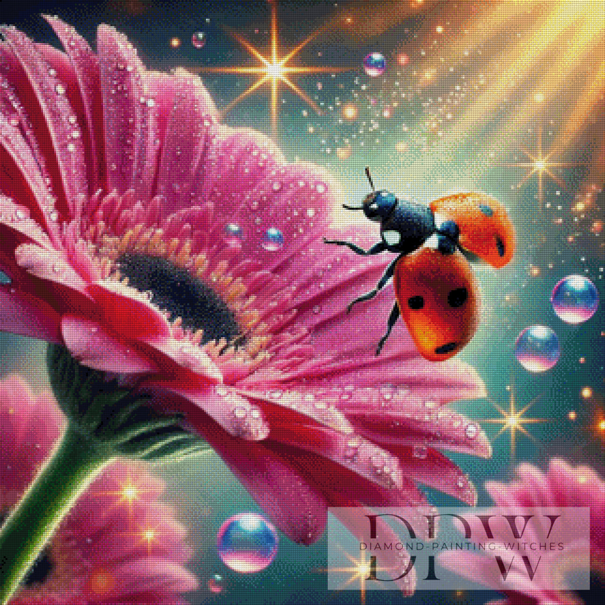 Pink Gerbera by CreatiVart, mit 350 Farben