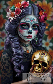 Golden Skull Muerta by Casalla Vendetta, mit 300 Farben