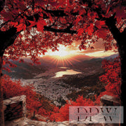 Autumn sunset by theA.art with 155 colors