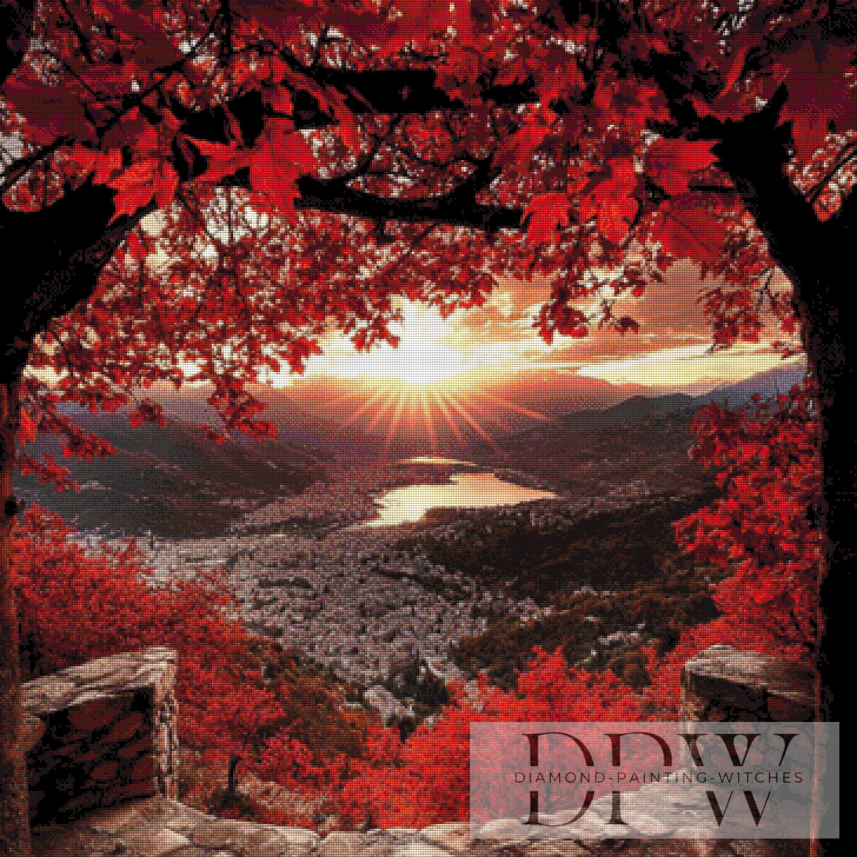 Autumn sunset by theA.art mit 155 Farben