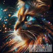 Galaxy Cat by CreatiVart with 260 colors