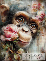 Rose Monkey by CleoDora with 210 colors