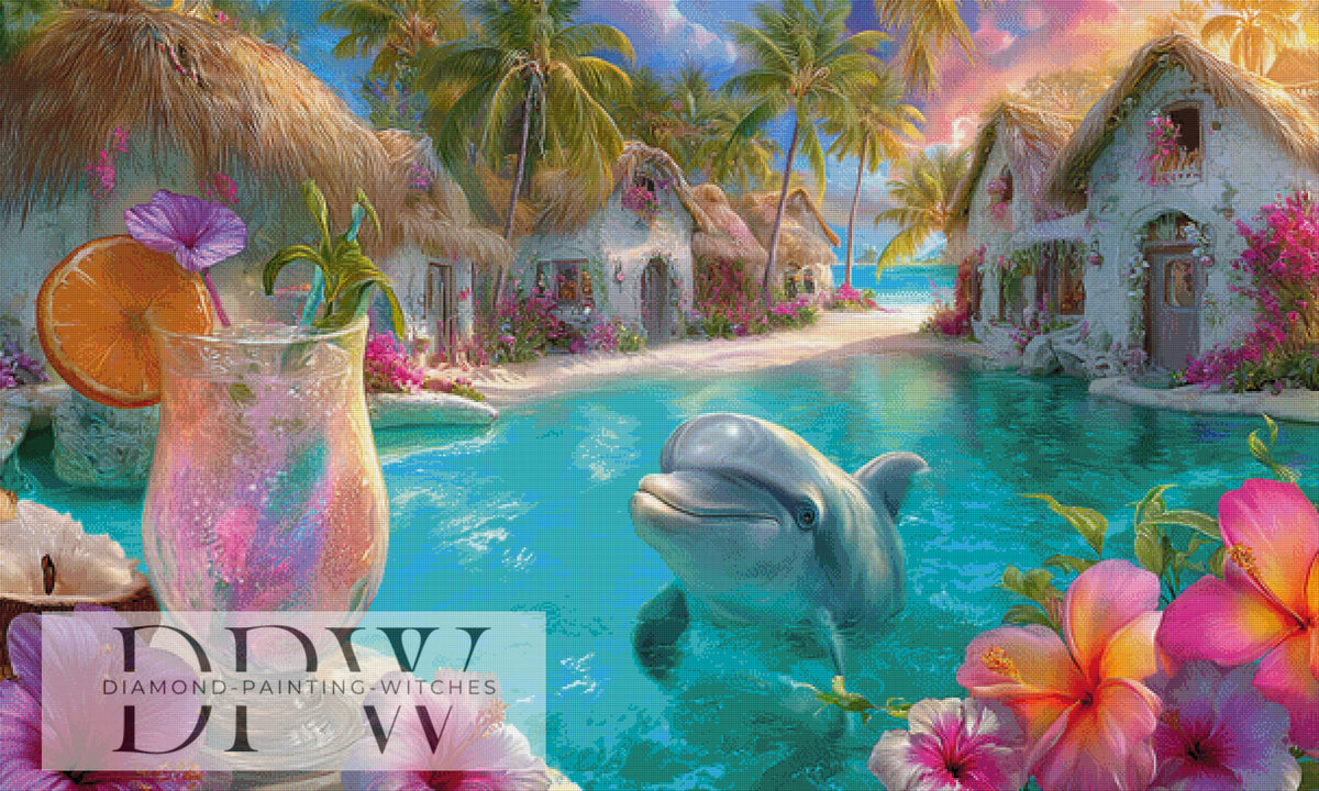 Elly_A.I作『Dolphin Bay』（400色）