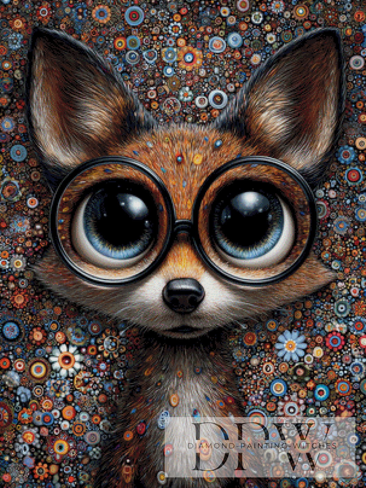 The Clever Fox by Elly_A.I with 290 colors