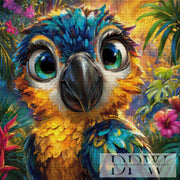 The blue and yellow Doro by CreatiVart with 310 colors