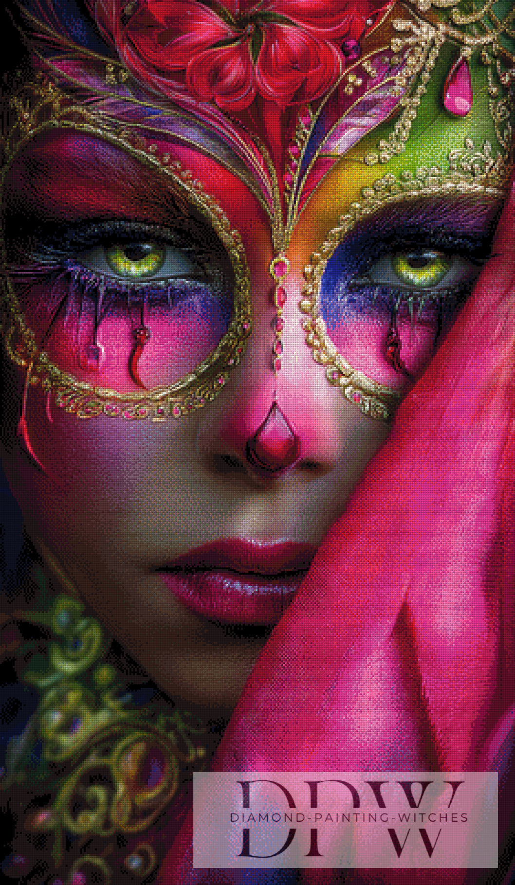 Maskerade by Moonlight, mit 270 Farben