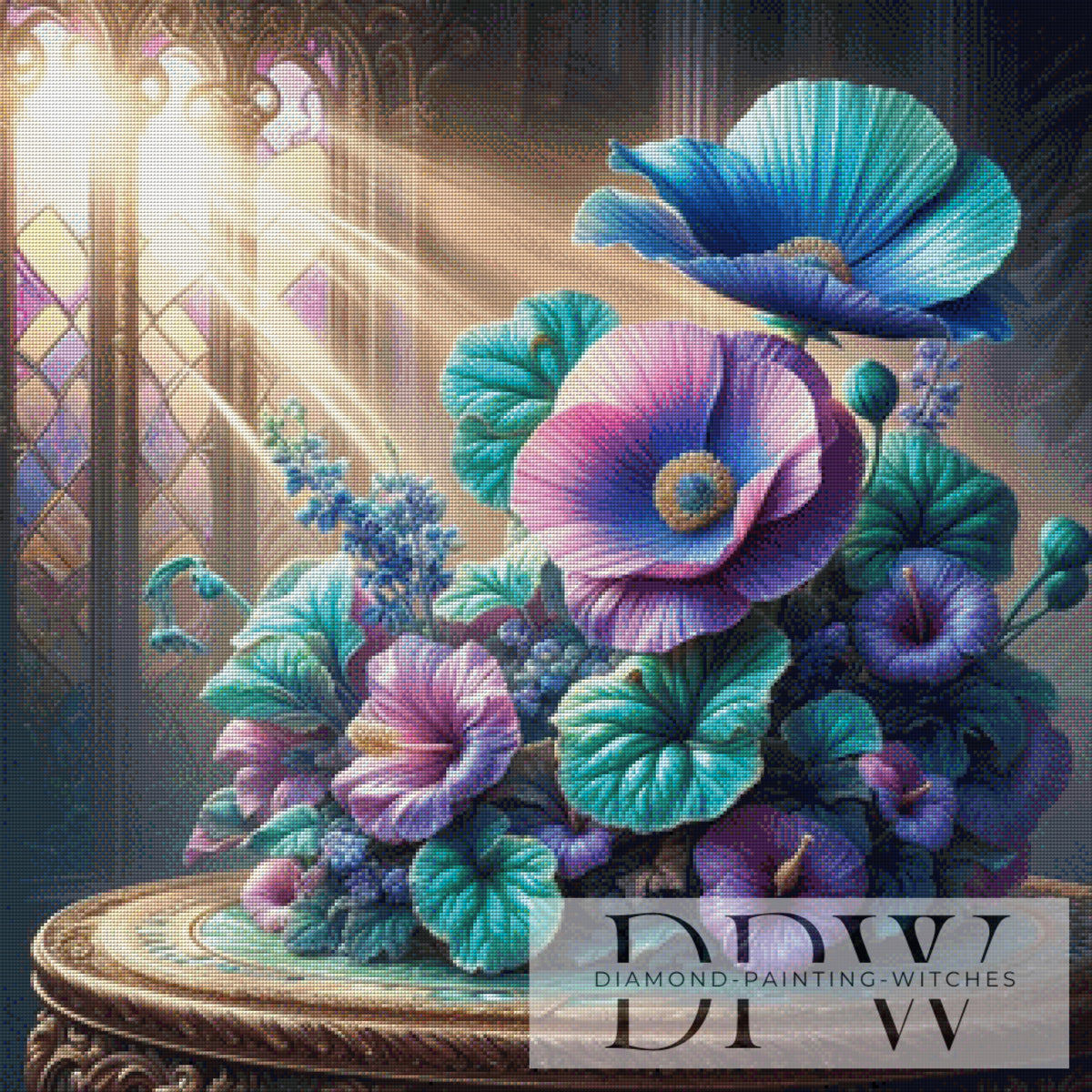 Pusteblume by Sunshine 80x80cm with 300 colors DPW-058