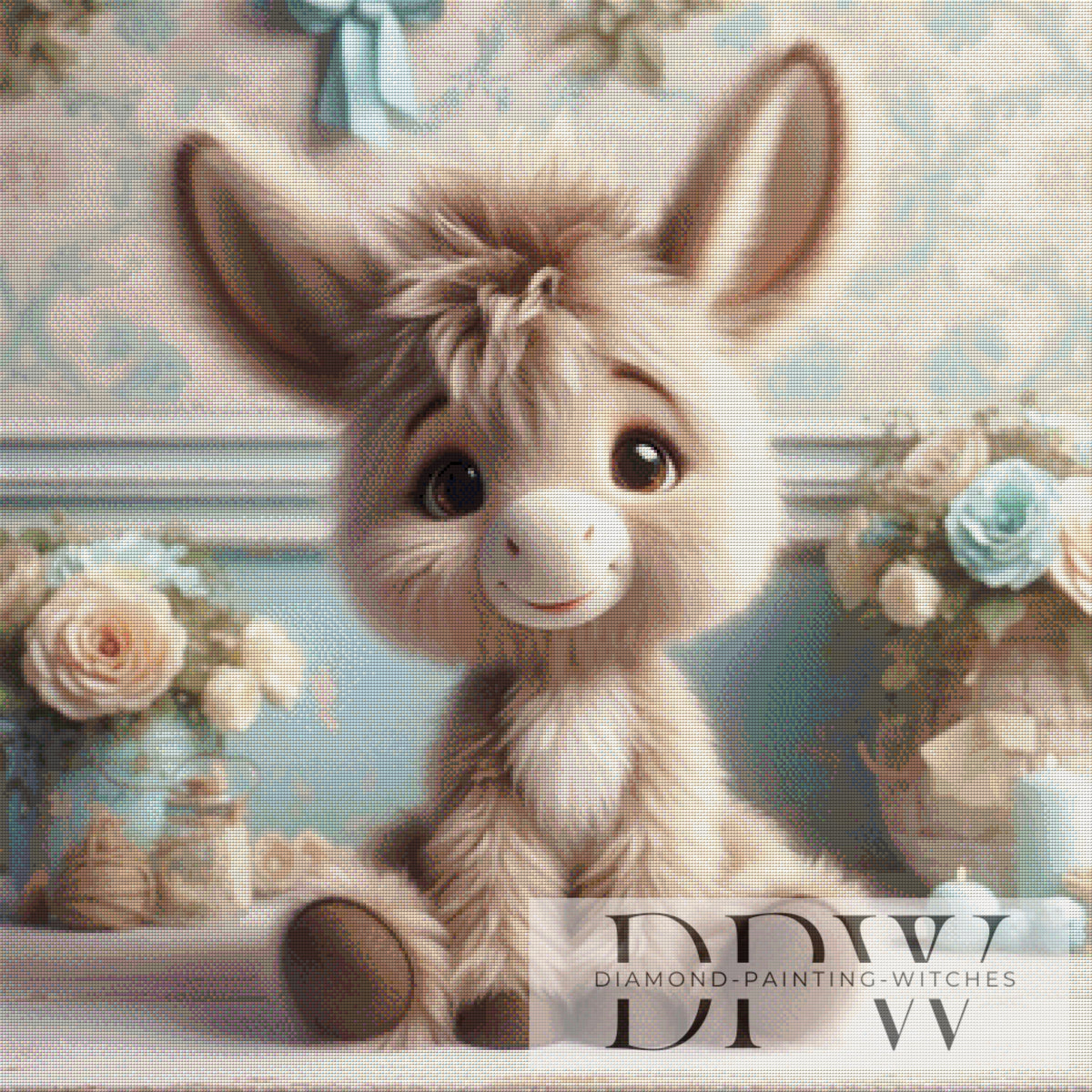 Pusteblume by Sunshine 80x80cm with 300 colors DPW-058