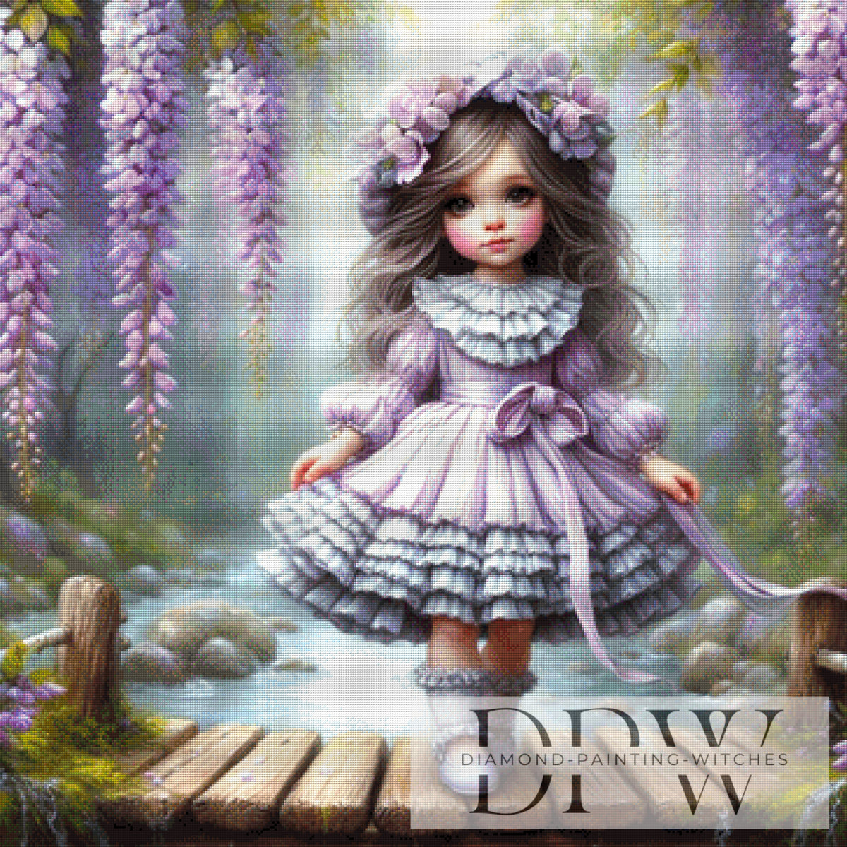 Pusteblume by Sunshine 80x80cm with 300 colors DPW-058