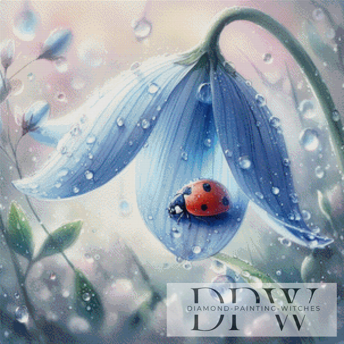 Pusteblume by Sunshine 80x80cm with 300 colors DPW-058