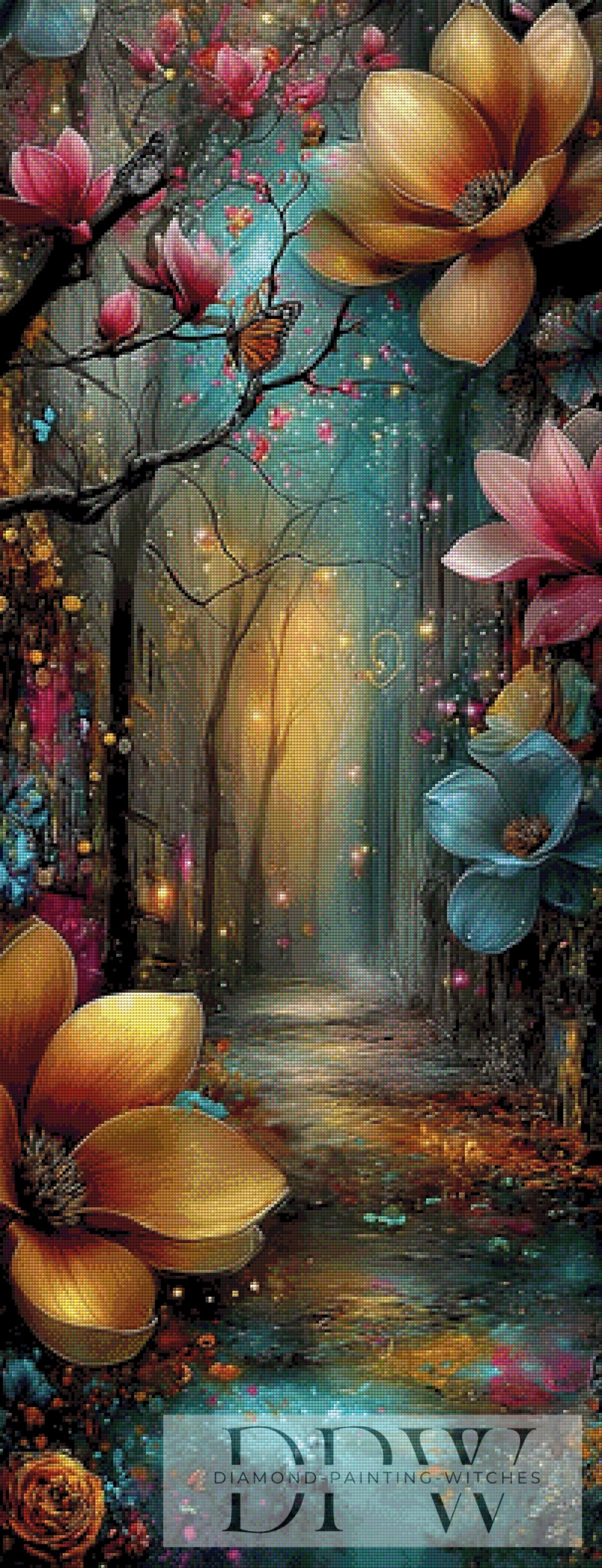 Bunte Blüten im Wald by Elly_A.I mit 260 Farben